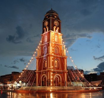 Iqbal Square in Sialkot, Pakistan.